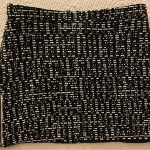 Black and White TopShop skirt, very cute, miniskirt matches with so much